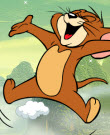 Tom And Jerry Fly With Clouds